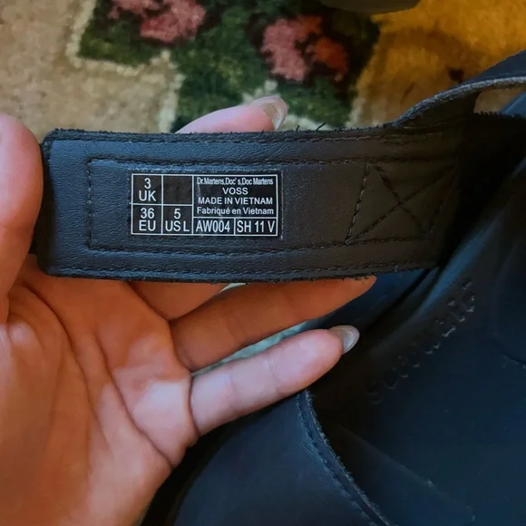 Dr. Martens Black Voss Sandals - Picture 3 of 6